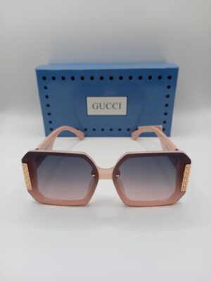 Gucci Pudrowym Różu Okulary Przeciwsłoneczne